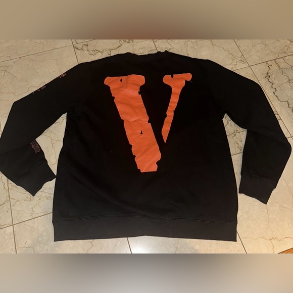 OFF WHITE x VLONE Every living creative dies alone Crewneck mens XS - Picture 14 of 15